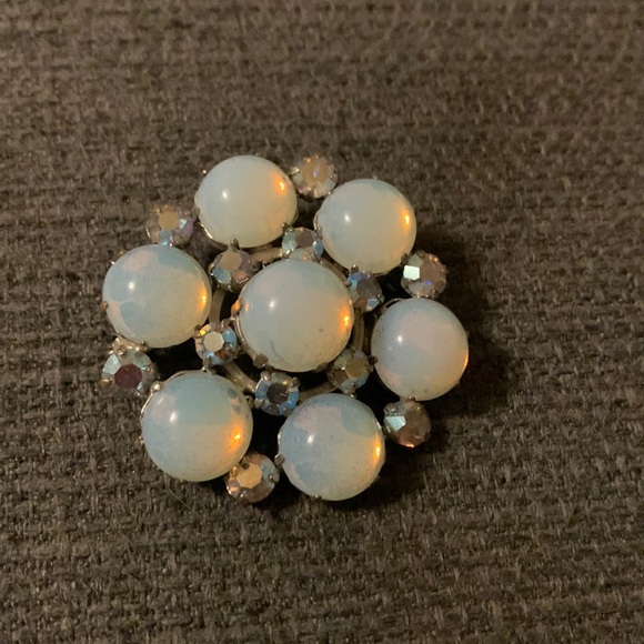 Moonstone brooch - Picture 1 of 2